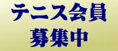 テニス会員募集中