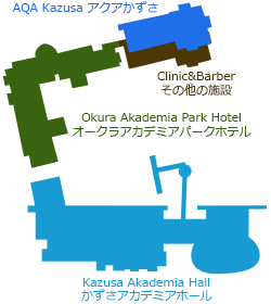 かずさアーク各施設イメージ