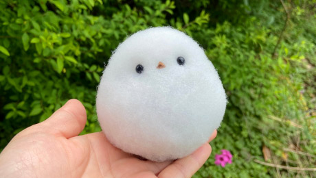 松ぼっくりでかわいいシマエナガをつくろう ホロッホのおうち
